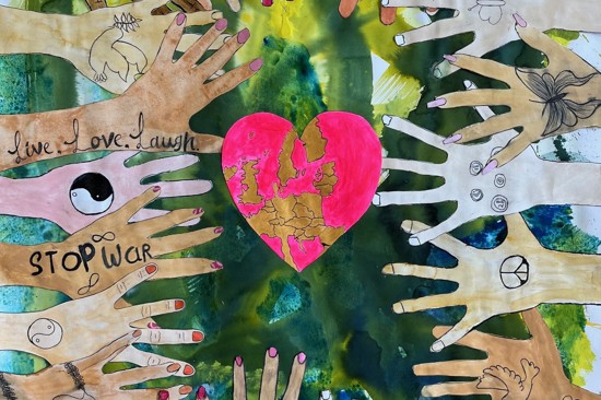 Kunstwerk 'Strong Together'zk3a